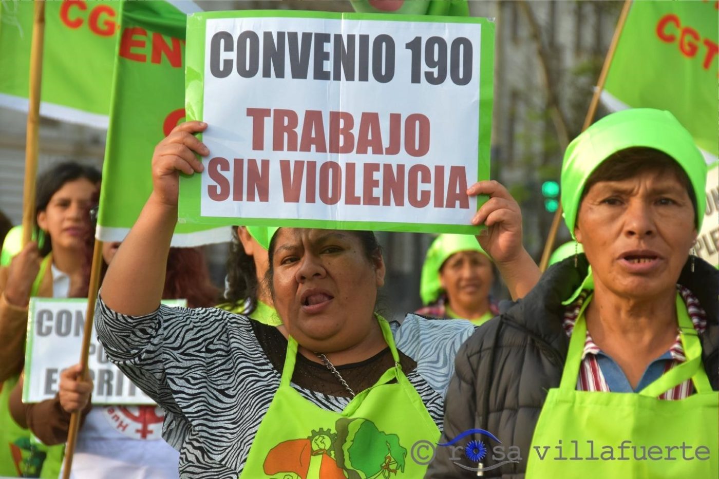 (Foto Convenio 190 Trabajo sin violencia. Fotógrafa: Rosa Villafuerte)